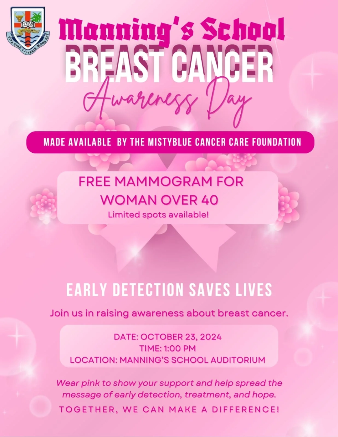 Breast Cancer Awareness Day October 23rd 2025