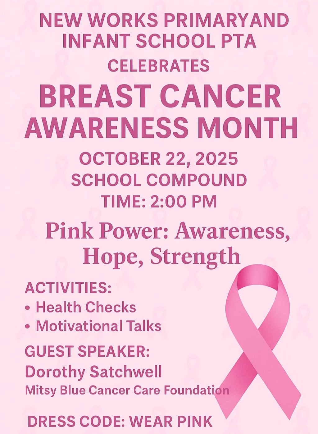 Breast Cancer Awareness Month October 22